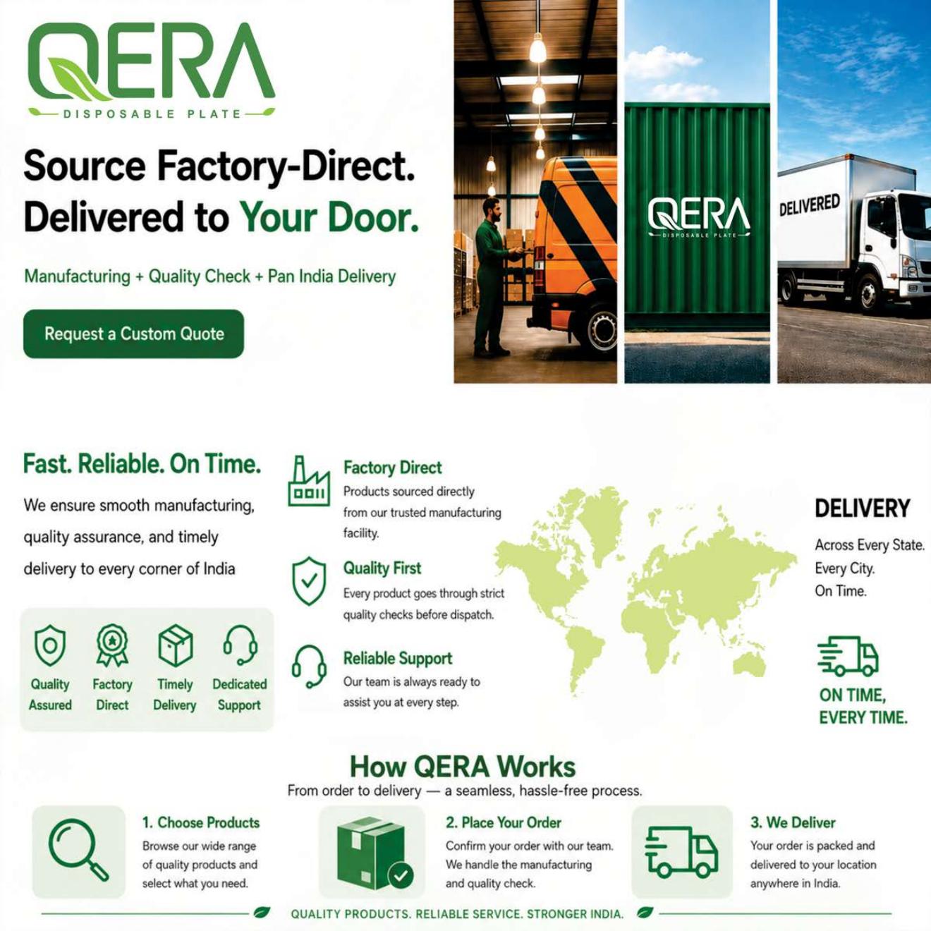 QERA sourcing and delivery